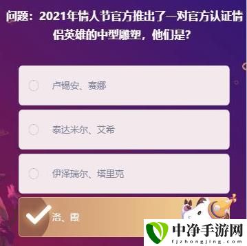 2021年情人节官方推出了一对官方认证情侣英雄的中型雕塑他们是题目答案 任务流程与高效完成方法